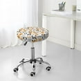 thumbnail image 7 of Naloa Dog Faces Round Bar Stool Cushion Cover 12-14 inch, Fits Kitchen, Office, Restaurant Chairs - 12 inch, 7 of 7