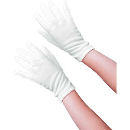 White Gloves Theatrical Child Halloween Accessory