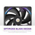 thumbnail image 4 of Ventilador NZXT F280X Performance de marco único con 2 PWM RGB de 140 mm, 4 of 9