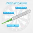 thumbnail image 4 of Uxcell 12 Grams  Metal Dart Replacements Barrel, Silver Tone 6Pcs, 4 of 6