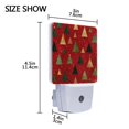 thumbnail image 4 of Colorful Christmas Tree Red Background LED Night Light Sensor Lamp Plug-in Adjustable Brightness 2 Pack, 4 of 7