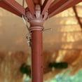 thumbnail image 6 of DestinationGear Palapa Tiki Umbrella 9' Yellow Patio Pole, 6 of 7