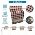 thumbnail image 5 of Table Runner Dresser Scarf 16 x 72 Inch Red Buffalo Plaid Country Star Barn Barrel Farmhouse Table Runners Non-Slip Heat Kitchen Dining Table Decor for Indoor Outdoor Home Party Decoration, 5 of 7