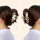 thumbnail image 2 of Pinzas para el pelo Unique Bargains con perlas de imitación mariposa dorado, 2 of 7