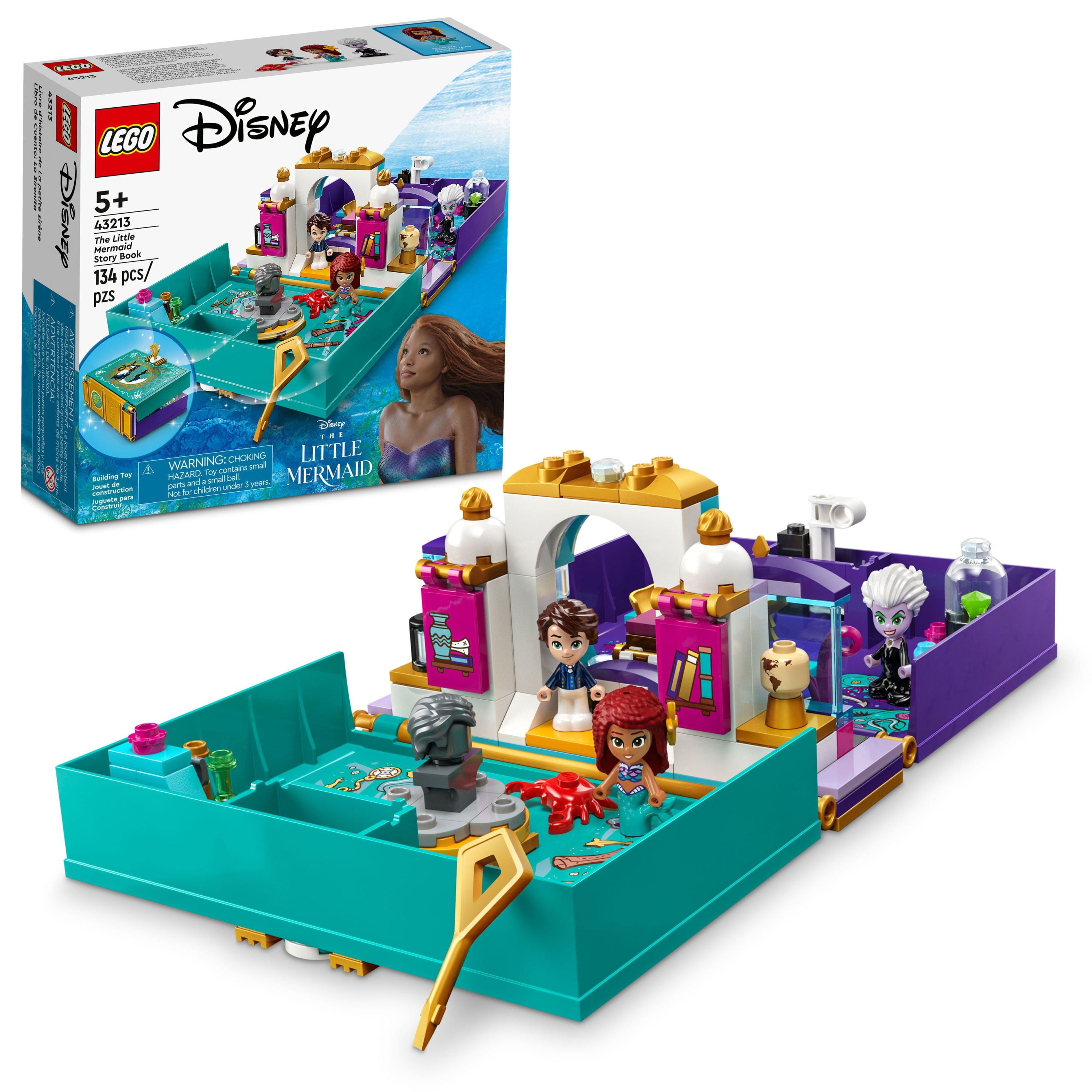 dragt atom vores LEGO Disney The Little Mermaid Story Book 43213 Fun Birthday Gift for Girls  - Walmart.com