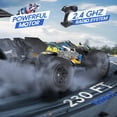 thumbnail image 3 of JoyStone RC Car for Kids, 2.4GHz Remote Control Monster Car with LED Lights, All Terrain Off Road Truck, 2 Rechargeable Batteries, RC Toy Gift for Boys Girls, Blue, 3 of 10