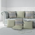 thumbnail image 4 of Paisley Oasis Indoor/Outdoor Pillow with Removable Cover in Beige 16x16, 4 of 6