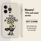 thumbnail image 1 of Muestra tu estilo con una moderna funda de teléfono plateada mate con diseño de dibujos animados para iPhone15 Pro Max 14 13 12 Pro 11, 1 of 4
