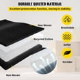 thumbnail image 3 of Mantas de Embalaje y Mudanza VEVOR 203 x 183 cm Negro 12 Piezas Almohadilla de Fieltro de Embalaje para Cama Mesa Silla Muebles Electrodomésticos, 3 of 9