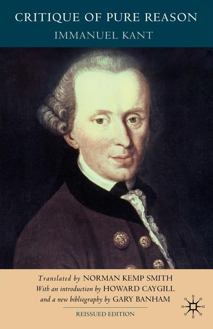 critique of pure reason critique of pure reason