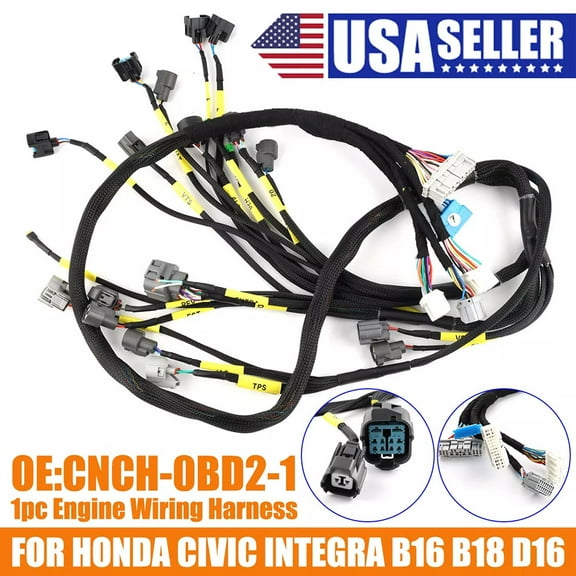 Tucked Engine Wiring Harness Replacement Fit Honda Civic Integra D16 B16 B18