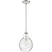 thumbnail image 3 of Quoizel Genie 1-Light Brushed Nickel Mini Pendant Light, 3 of 4