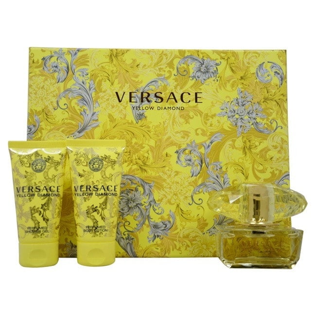Versace Versace Yellow Diamond Perfume Gift Set for Women, 3 Pieces