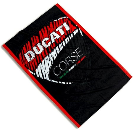 Ducati Corse Sticker - Ducati Corse Sketch Logo Beach Towel Black 987695091