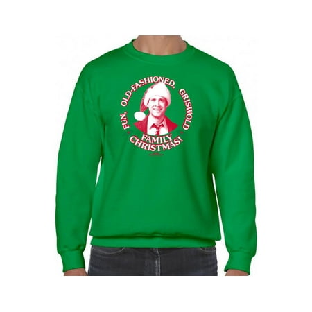 Lampoon's Christmas Vacation 2019 Ripple Junction National Lampoon's Christmas Vacation Family Christmas Adult Sweatshirt Irish Green ()