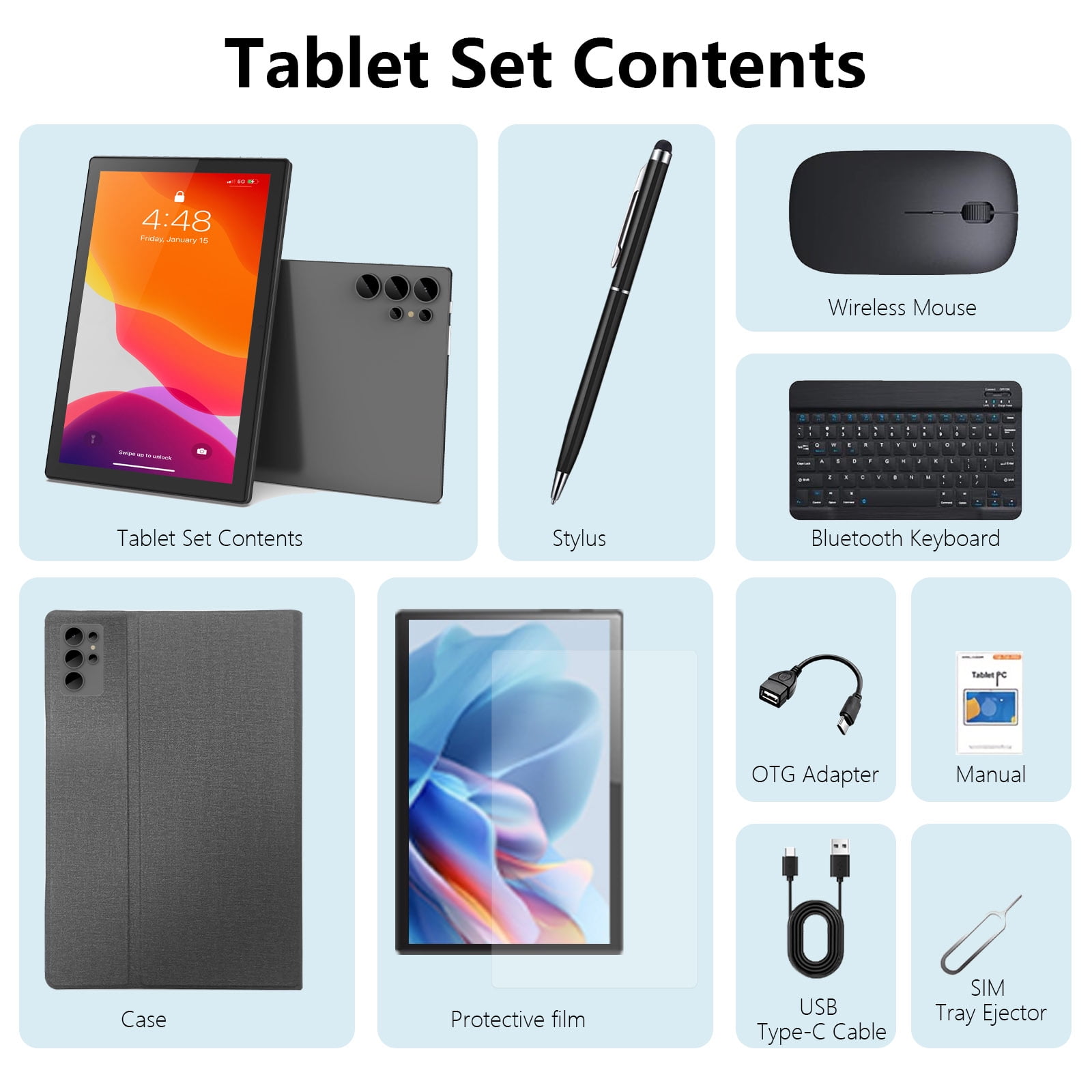 Crelander Tablet 10.4 inch Android 13,16GB RAM+128GB Mozambique | Ubuy