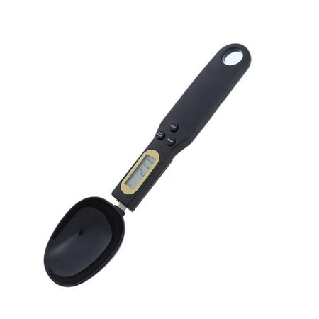 

Niovtt 500g/0.1g Electronic Digital Spoon Scale Gram Kitchen Balance (Black)