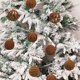 thumbnail image 5 of Christmas Decorations 12 Piece Flocked Christmas Balls Christmas Decoration SetMultiple Styles Of Christmas Tree Decorations Can Also Be Used For Other Party, 5 of 6