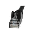 thumbnail image 3 of StarTech.com 1ft (30cm) LSZH CAT6 Ethernet Cable, 10 Gigabit Snagless RJ45 100W PoE Patch Cord, CAT 6 10GbE UTP Network Cable w/Strain Relief, Black/Fluke Tested/ETL/Low Smoke Zero Halogen - Category 6, 24AWG (N6LPATCH1BK) - Patch cable - RJ-45 (M) to RJ-45 (M) - 1 ft - 0.2 in - UTP - CAT 6 - snagless - black, 3 of 3