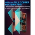thumbnail image 3 of Disipador de calor JEYI Q150 M.2 de aluminio con aletas de cobre, 3 of 6