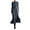 01 Dark Gray, variant on Midi Dresses for Women Mock Neck Long Sleeve Slim Fit Ruched Club Party Wedding Maxi Dress