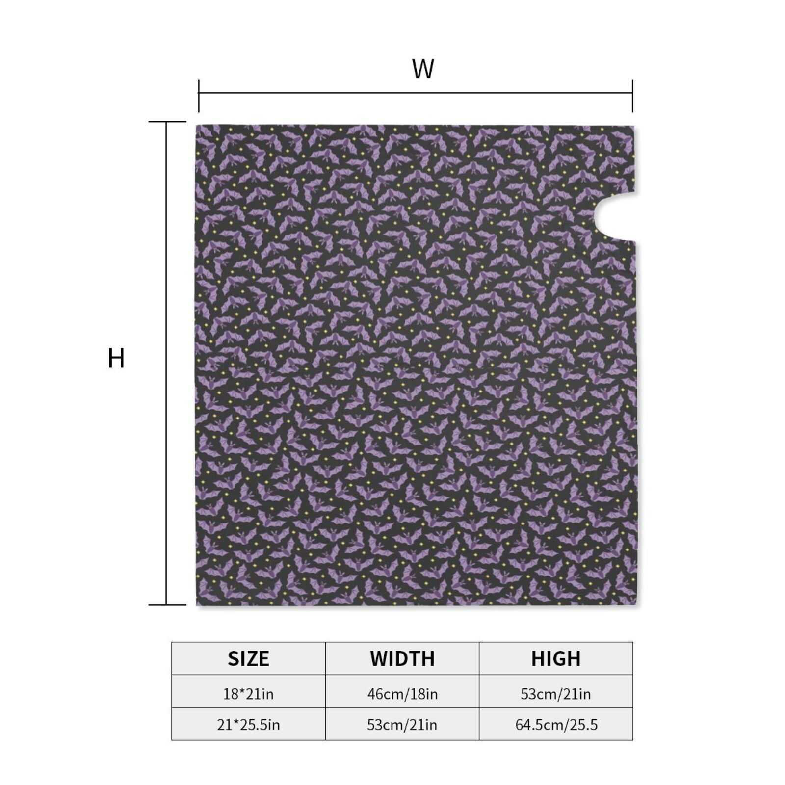 Xecao Bat Purple for Mailbox Cover with Magnetic Strips, Waterproof and Sunscreen, Adds a Decorative Touch to Your Garden Yard.