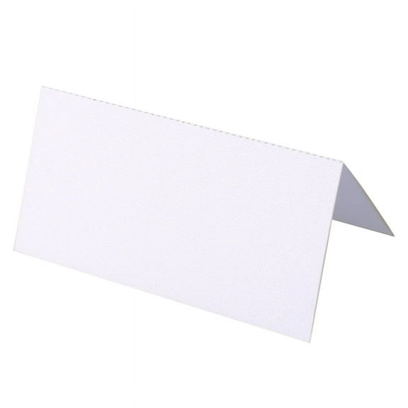 100 Blank Table Name Place Cards, Many Colours - White, Party, Wedding,100 x Table Name Place Cards,White