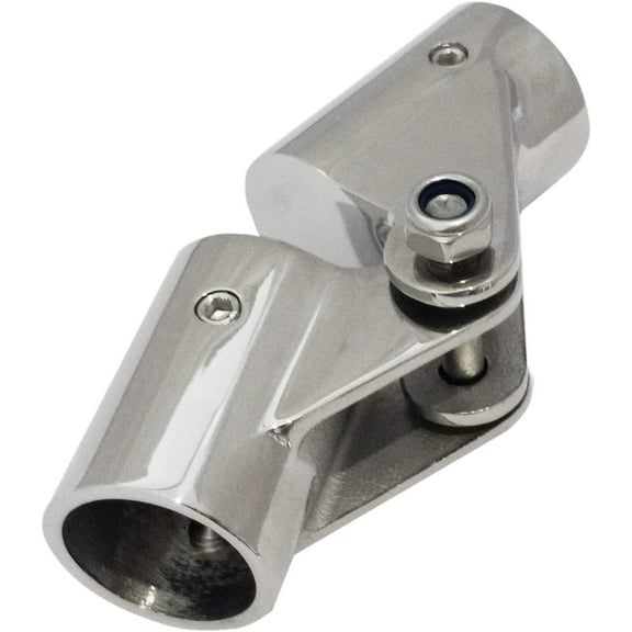 ABCISI 316 Stainless Steel Folding Swivel Connector, Boat Tube Connector Fitting for 1INCH Boat Hand Rail Tube/Pipe of Marine Boat Yacht