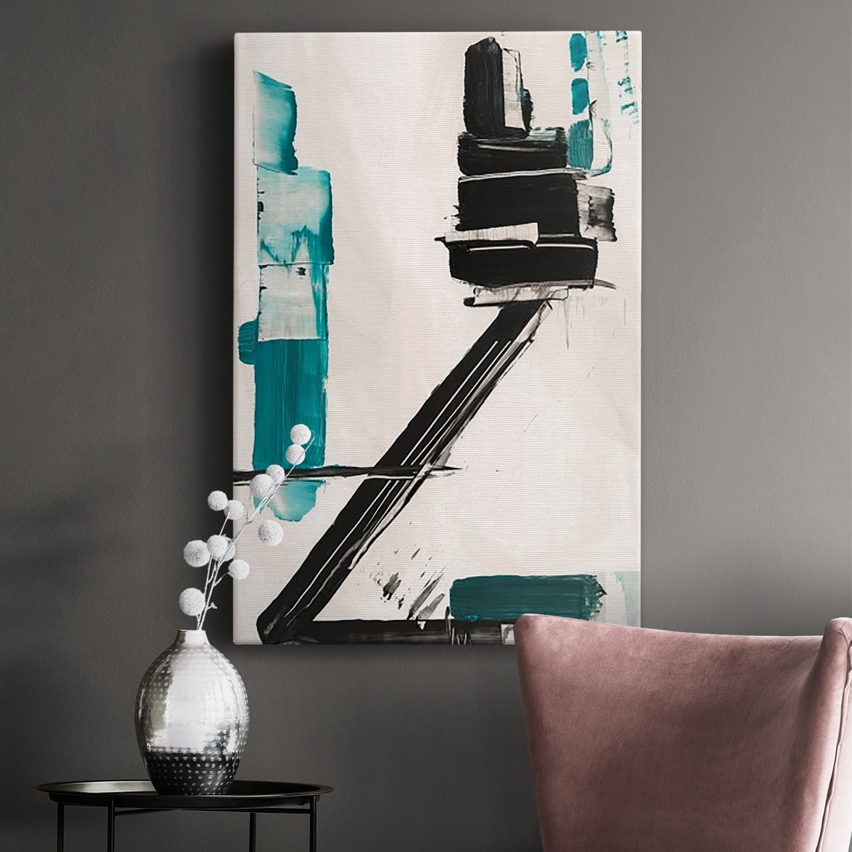 Geometry Notes IV Premium Gallery Wrapped Canvas - Ready to Hang