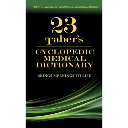 Taber's Cyclopedic Medical Dictionary