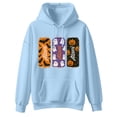 thumbnail image 3 of LUOGENLI Chandails à Capuche pour Hommes Graphiques Course Halloween Chandail à Capuche Graphique Chandail à Manches Longues à Enfiler avec Imprimé Décontracté Confortable Veste Douce pour Automne Hiver Chandails à Capuche pour Hommes Graphiques Anime Bleu2 Taille P, 3 of 5