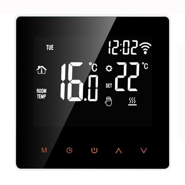 Thermostat Intelligent Tuya, Contrôleur à Distance de Température pour Chaudière Électrique au Sol Eau/gaz, Économisez l'Énergie