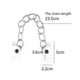 thumbnail image 2 of Cerradura de cadena de ventana de acero inoxidable,Restrictor de puerta de guardia Cerradura de cadena de seguridad de seguridad de ventana infantil, 2 of 5