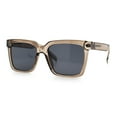 thumbnail image 5 of Classy Oversized Horn Rim Hipster Plastic Retro Fashion Sunglasses Slate - Black, 5 of 7