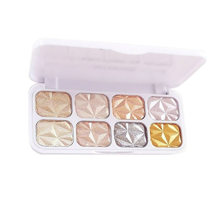 ZHAGHMIN Color Palette Makeup Face Highlighter White Highlighter Body  Powder Makeup Highlighter Cosmetics Highlight Powder Tray Melt Roller Glow  In The Dark Eyeliner Eye Makeup Tape Wet And Wild Mak 