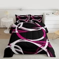 thumbnail image 2 of Castle Fairy Spiral Stripes Queen Comforter Set,Gradient Lines Bedding Comforter Set, 2 of 8