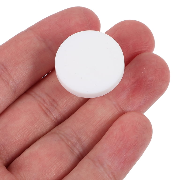 Universal PVC Bathtub Drain Stopper – Flat Sink & Floor Drain Cover For Bathroom, Kitchen, Laundry (White, Fits 4-11cm Diameter)