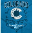 thumbnail image 2 of Colorado State Flag Cute Floral CO Women's Graphic T Shirt Tees Brisco Brands 4X, 2 of 6