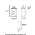 thumbnail image 3 of Maxim Lighting - Yorktown VX - 2 Light Outdoor Wall Mount-21.5 Inches Tall and, 3 of 5