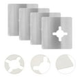 thumbnail image 4 of Shisuyan 4pcs Stainless Steel Door Lock Reinforcement Plate Door Lock Repair Plate, 4 of 8