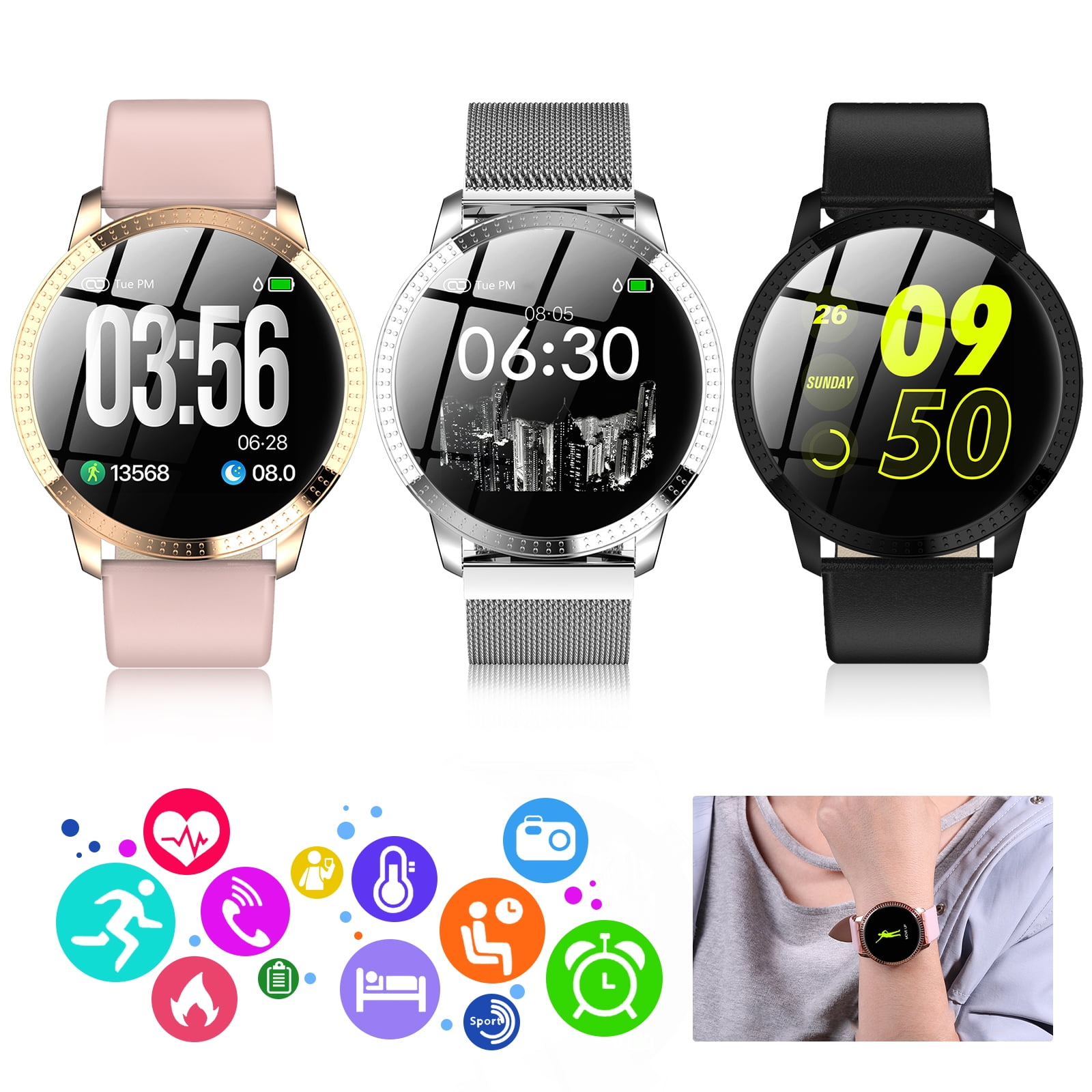 very fit plus pro bluetooth smart watch