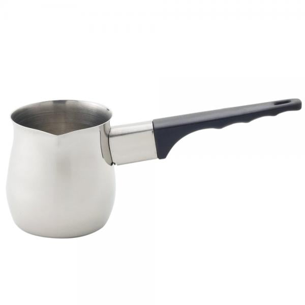 HIC Turkish Coffee Warmer and Small Butter Melting Pot, Stainless Steel