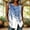 Multicolor, variant on Qulqfy Womens Tank Tops Dressy Crew Neck Sleeveless Casual Loose Fit Pleated Hem Slit Multicolor Button Down Summer Tops L