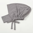 thumbnail image 2 of ZQUUVOU Women's Muslim Inner Hijab Caps Elasticated Neck Cap Solid Color Stretchy Breathable Full Cover Undercap Tube Bonnet Dark Gray, 2 of 3