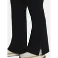 thumbnail image 4 of Terra & Sky Women's Plus Size Flare Legging, Sizes 0X-4X, 4 of 5