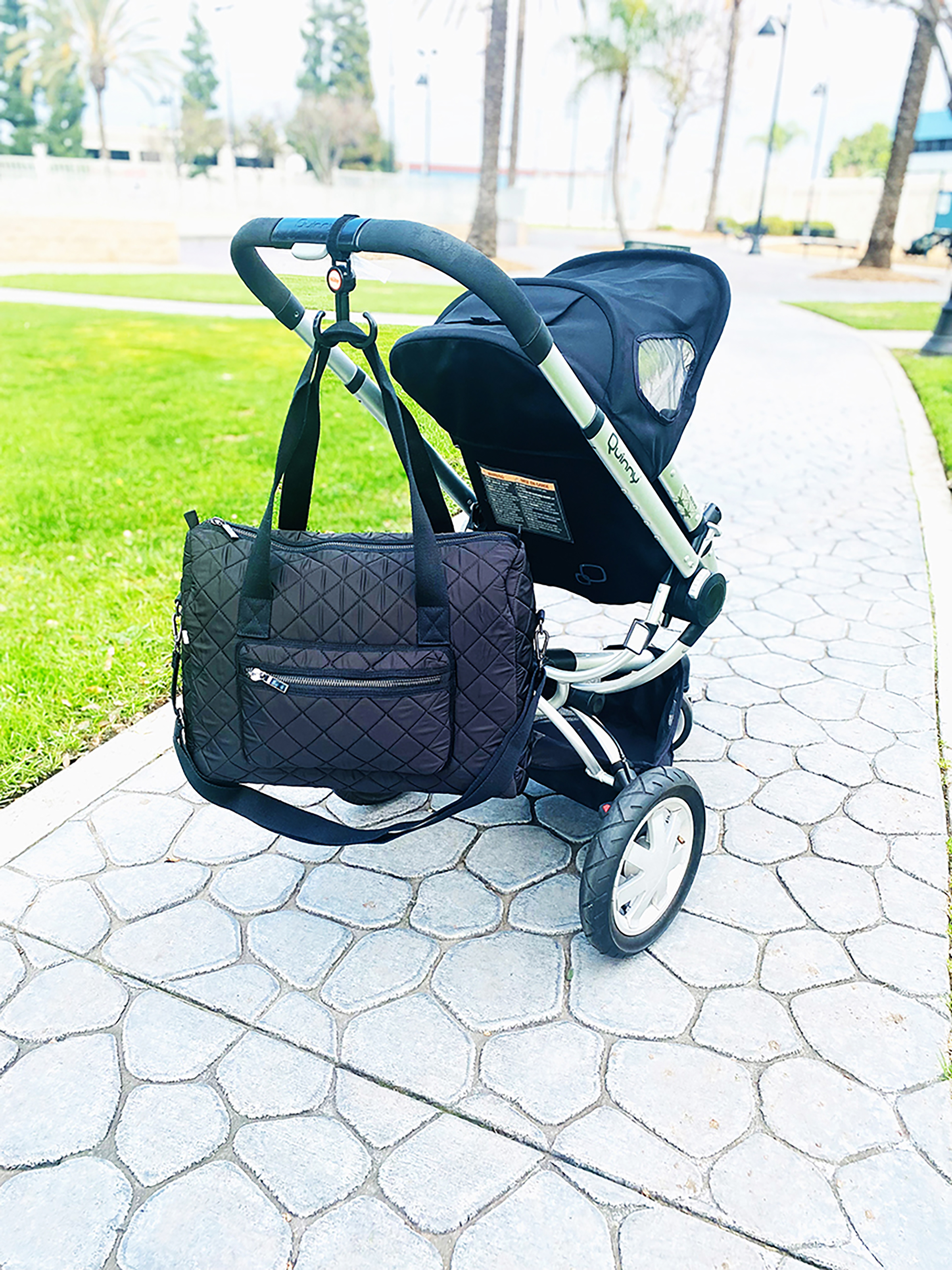 bub. Duffle Diaper Bag with Changing Pad, Large Travel Diaper Tote for Mom and Dad, Multifunctional, Unisex Baby Bag