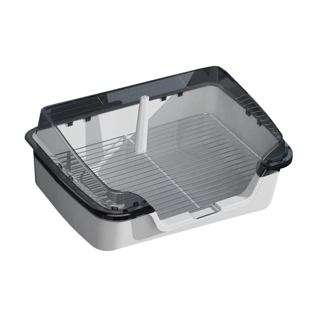 lionlar Pets Litter Box Loo Pans Training Pads Toilet Dog Toilet Training Potty Tray for White Grid Space15mm