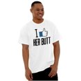 thumbnail image 6 of Funny Couples Matching Set Beard Butt Men's Graphic T Shirt Tees Brisco Brands L, 6 of 7