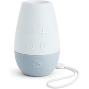 Munchkin Shhh Portable Baby Sleep Soother White Noise Sound Machine and Night Light, White