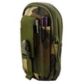 thumbnail image 3 of Heavy Duty Sports Waist Pack Pocket Belt for Blackberry Z10, Classic, Q10, COOLPAD Rogue, Microsoft Lumia 435,BLU Advance 4.0,Sharp Aquos Crystal (Jungle Camo) + MND Mini Stylus, 3 of 8